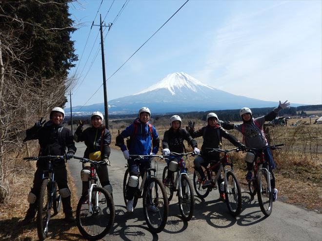 富士山　マウンテンバイク