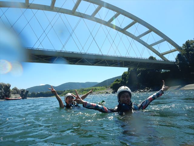 富士川　川泳ぎ