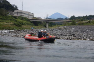 富士山　富士川　赤